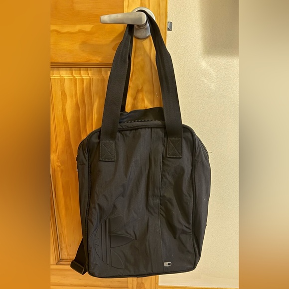 Adidas Logo Totepack in Black - Picture 4 of 8